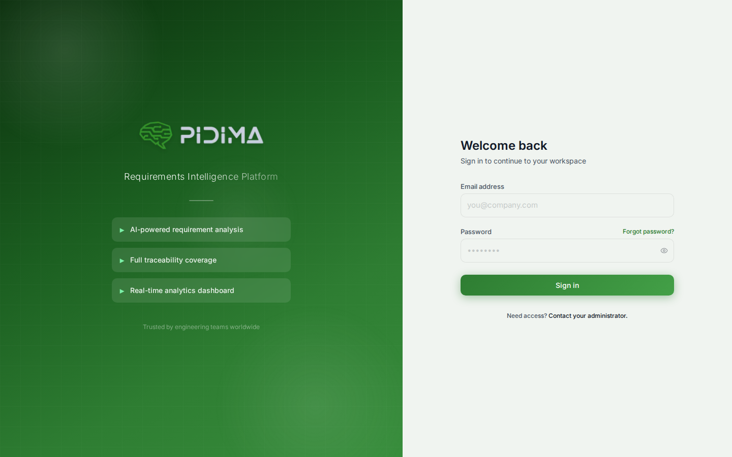 Pidima Login